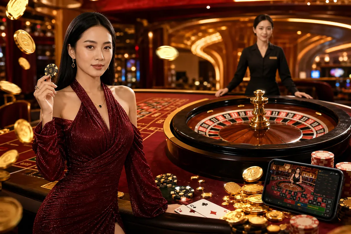 918ki live casino meja baccarat siaran langsung