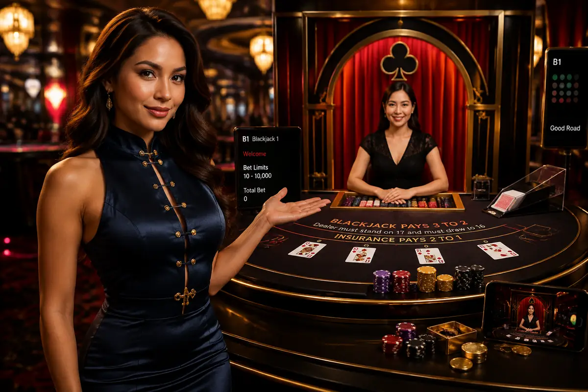 918ki Casino meja live dealer baccarat